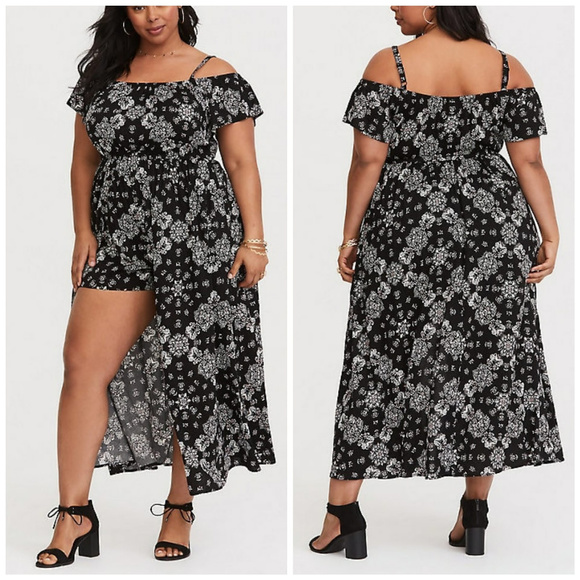 torrid romper dress